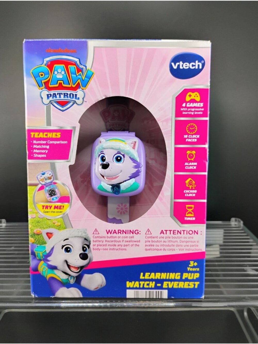Paw Patrol Learning Pup Watch Everest VTech Educational Toy